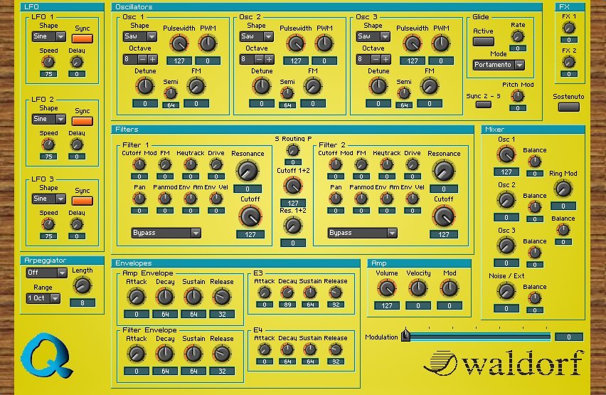 Waldorf Micro Q Complete Set Of Encoders MicroQ 